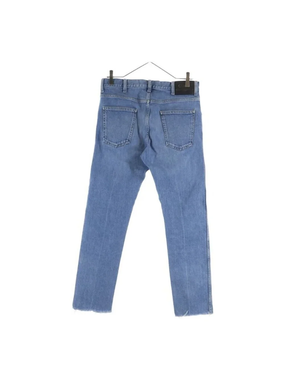 Gucci Stretch Denim Pants Button Fly Jeans Indigo